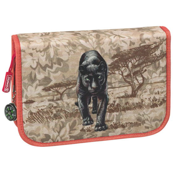 Pennskrin “Panter” Safari World | 2 flikar, brun