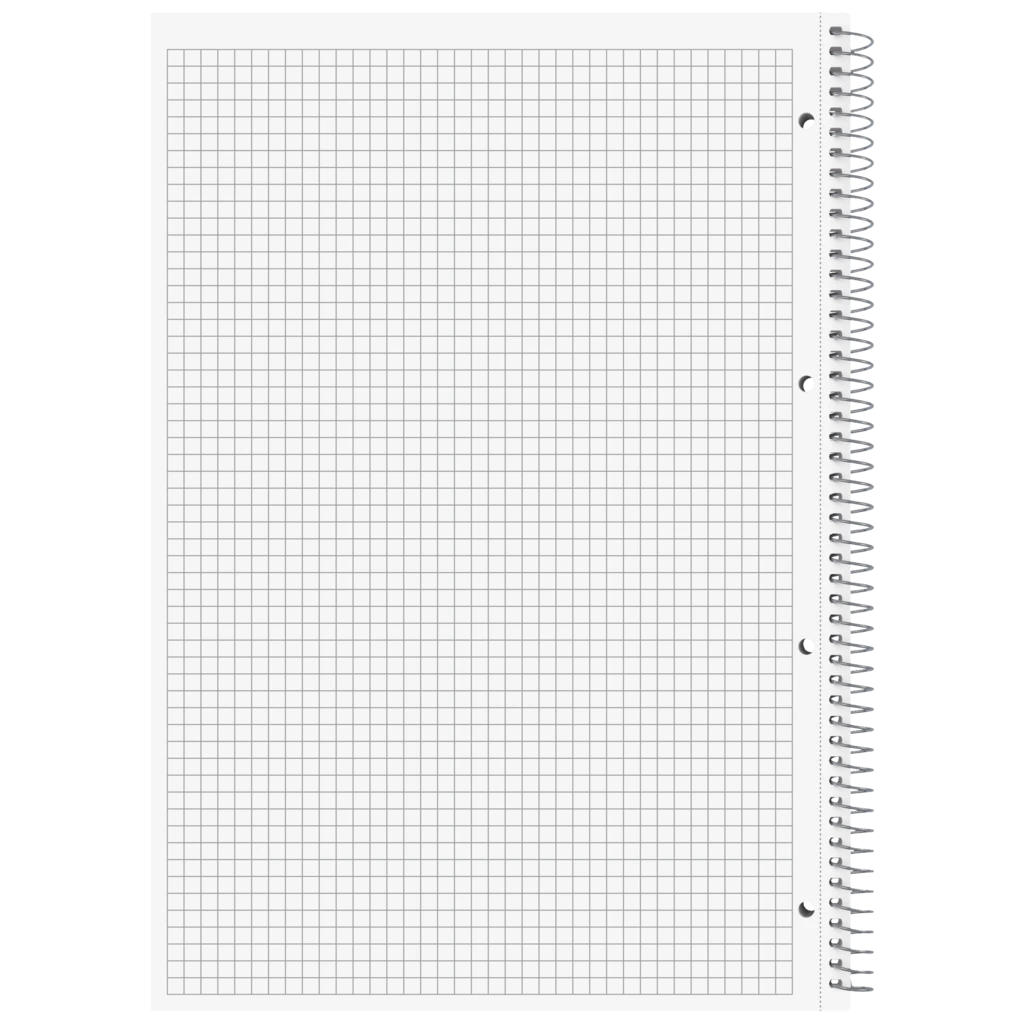 Spiralanteckningsbok Premium Metallic | A4, rutat, antracit
