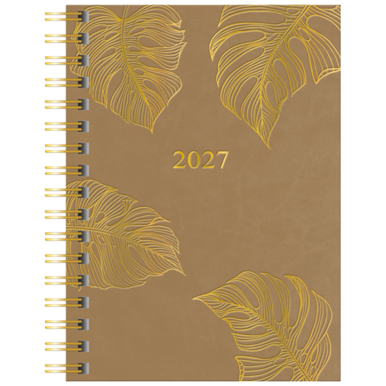 Fickkalender “Monstera” | A6, läderimitation