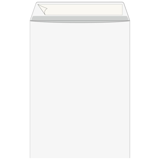 Kuvert med fönster | 162×229 mm, C5, 90 g/m², vit, 5 styck