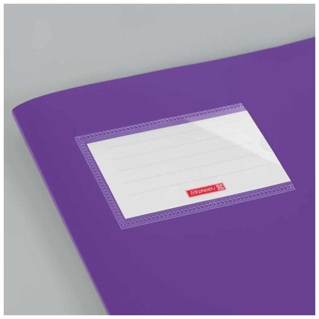 Omslag till broschyr FACT!pp | 215×308 mm, A4, violett