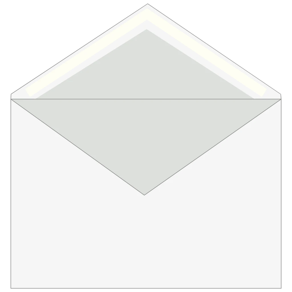 Kuvert | 162×114 mm, C6, 75 g/m², vit, 25 styck