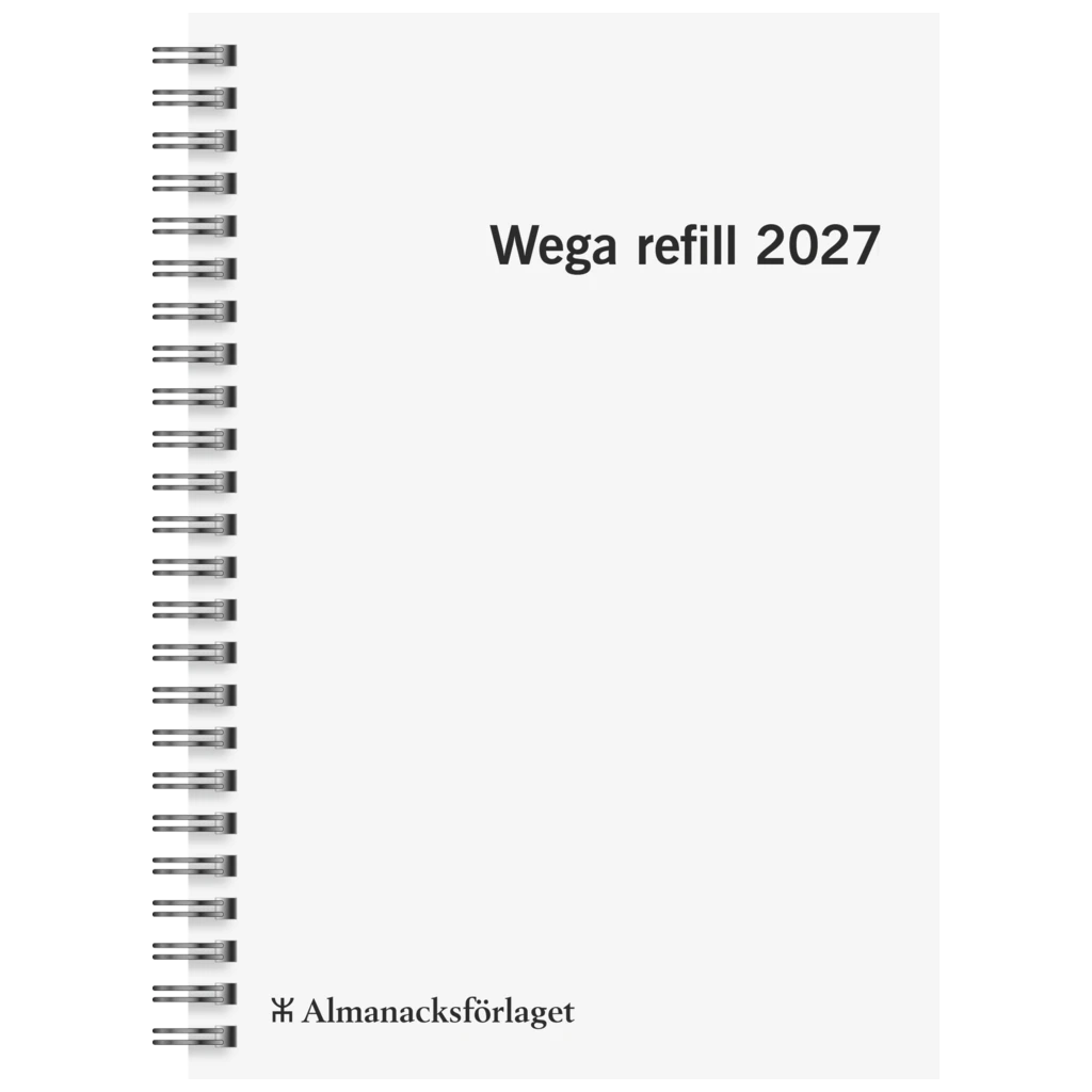 Fickkalender Wega Refill | A5, kartong