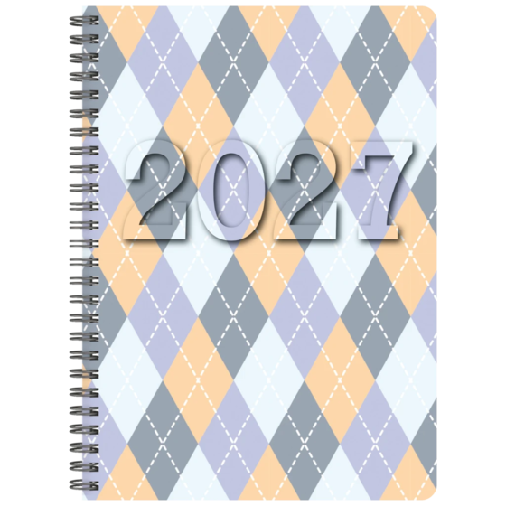 Dagbok Design “Argyle” | A5, plast
