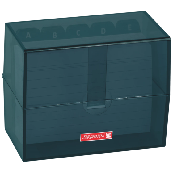 Box för indexkort Colour Code fylld | 120×95×65 mm, A7, denim