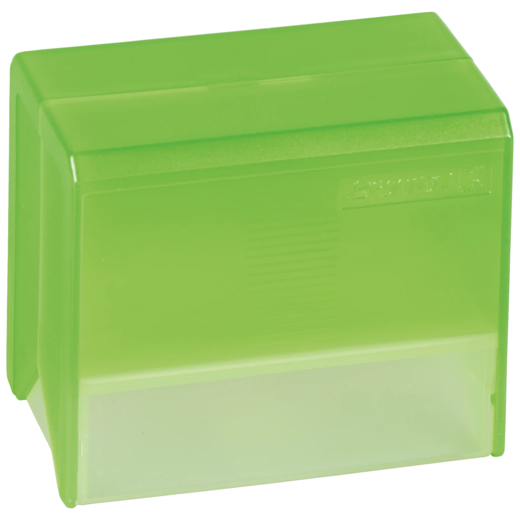 Box för kartotek | 102×75×117 mm, A7, maj grön