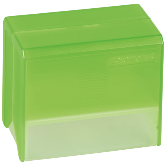 Box för kartotek | 102×75×117 mm, A7, maj grön