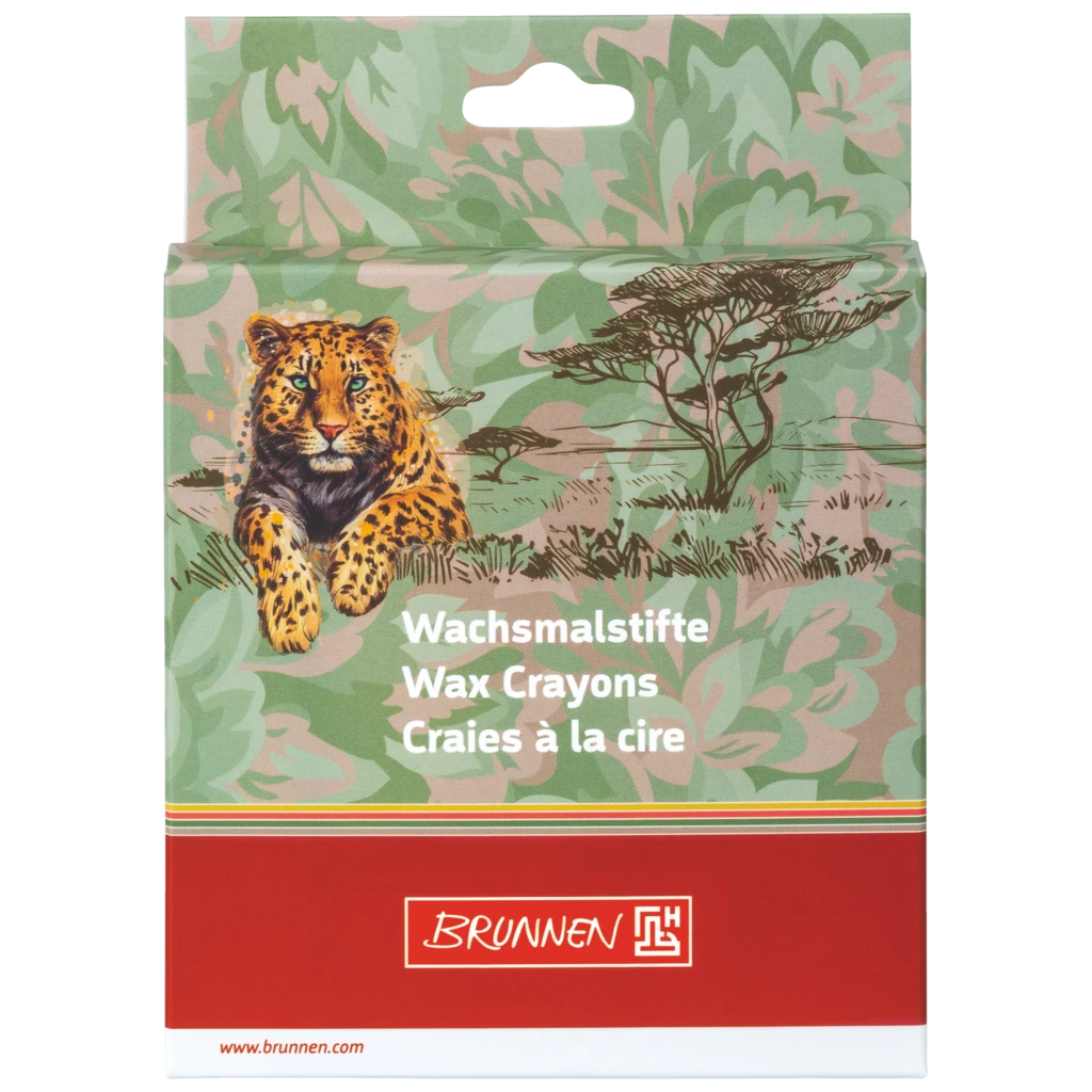 Wax Crayon Set Safari World | 8 piece(s)