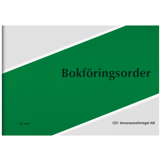 Bokföringsorder A5L | A5 quer