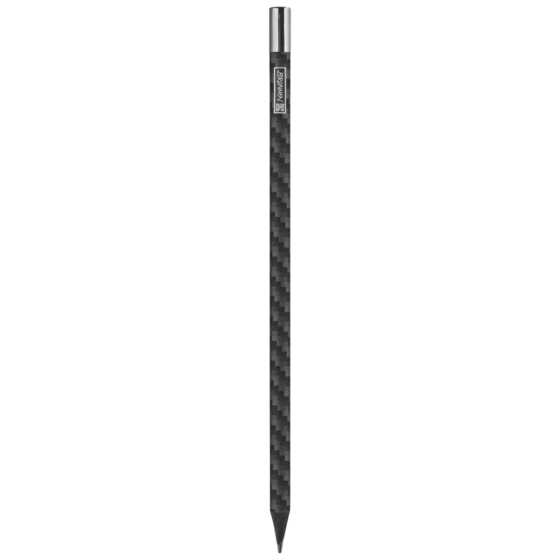 Blyertspenna “Magnetic Carbon” | HB, runt, svart/silver