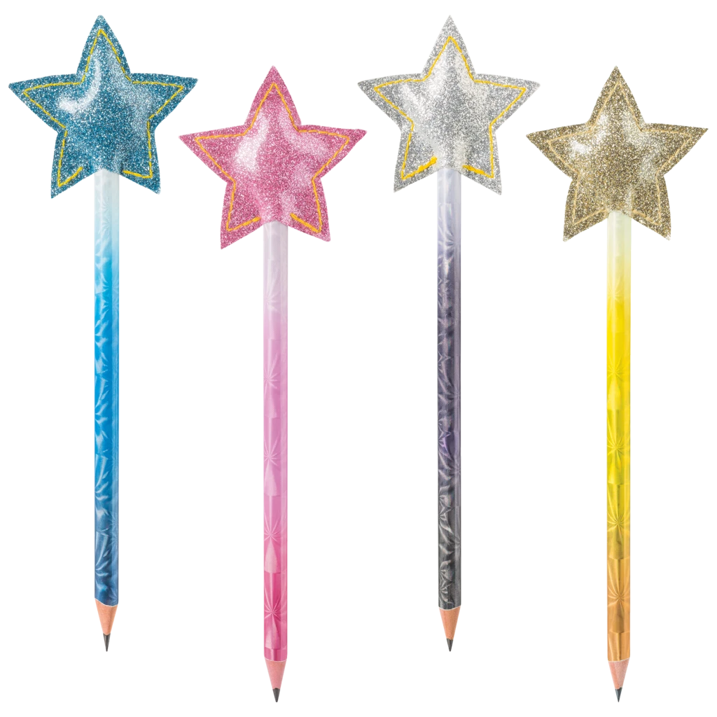 Blyertspenna “Star” | HB, runt, sorterat