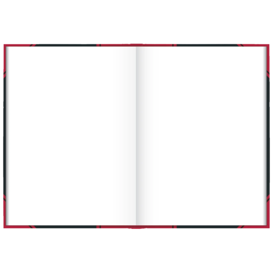 Anteckningsbok Kina bok | A7, blank, svart
