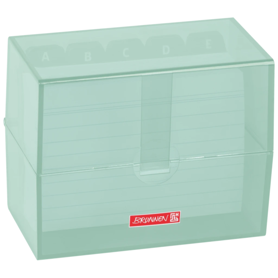 Box för indexkort Colour Code fylld | 120×95×65 mm, A7, mint