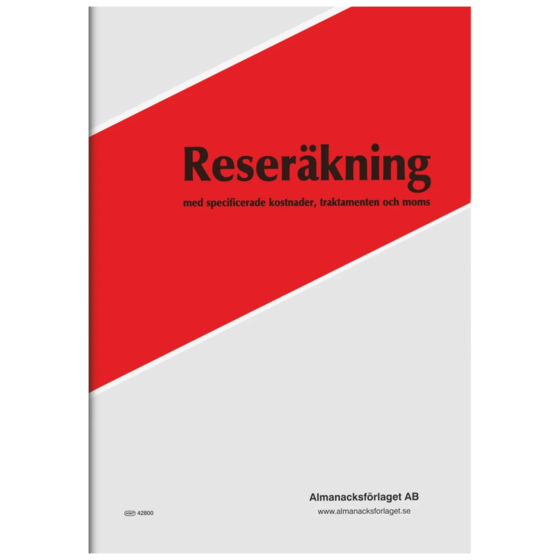 Reseräkning A4 | A4