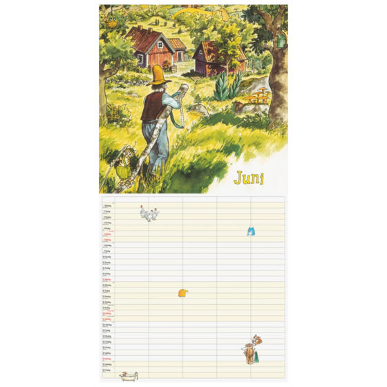 Familjekalender Pettsons 2027 | 30×30 cm