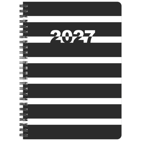 Dagbok Design “Black&White” | A5, plast