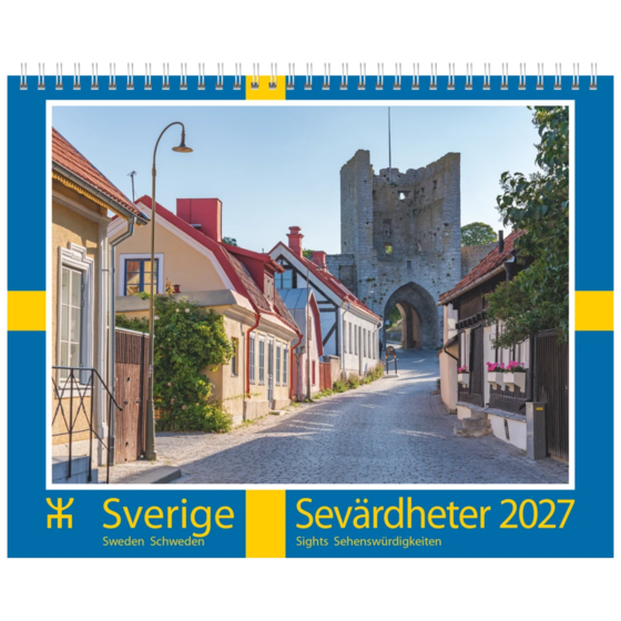 Sverige - Sevärdheter 2027 | 30×24 cm
