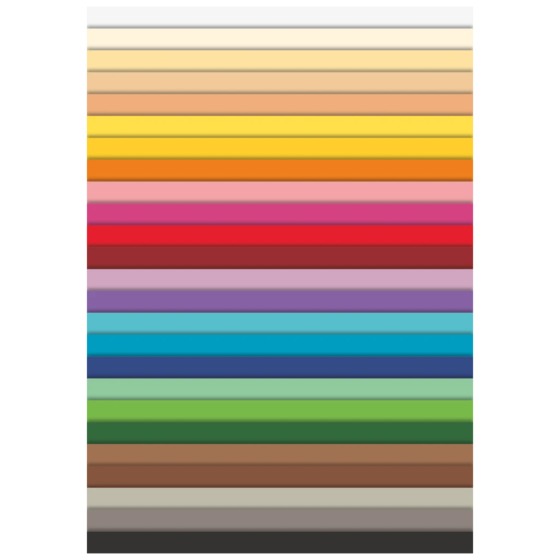 Block av färgat papper Superblock | 24×34 cm, 25 blad, mångfärgad