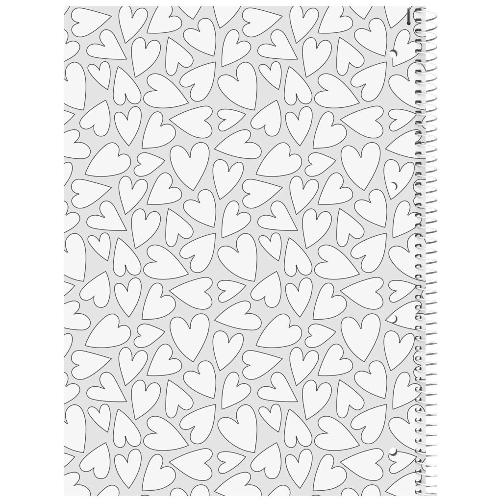 Anteckningsbok Premium Student Fruity Love | A4, linjal 28, 80 blad / 160 sidor, rosa/mångfärgad