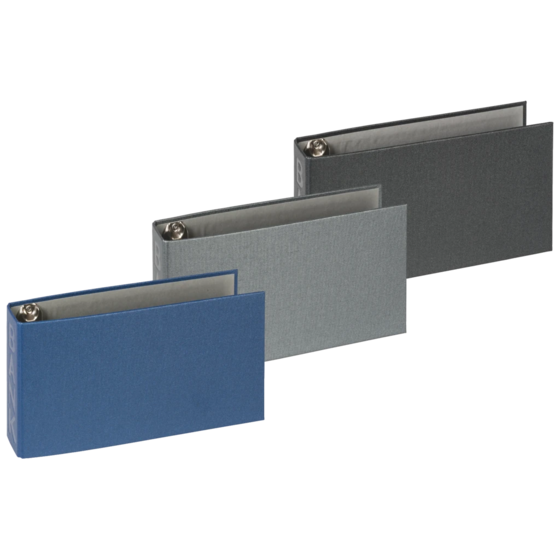 Bankmapp Metallico | 2 ring pull-open mechanism, Ø 30 mm, sorterat