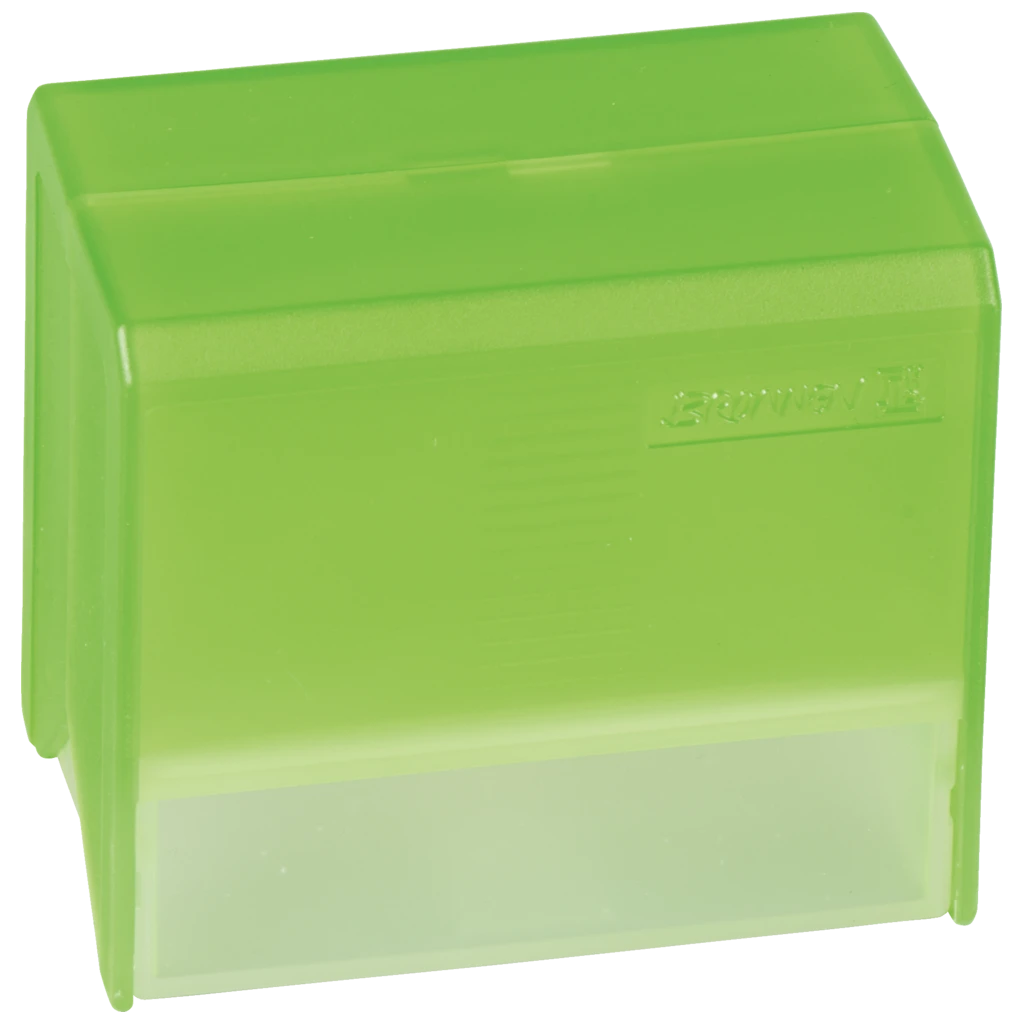 Box för indexkort fylld | 83×75×66 mm, A8, maj grön