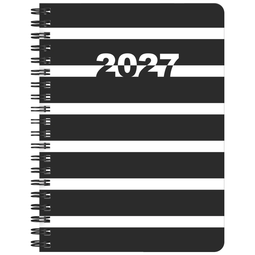 Dagbok Design “Black&White” | A6, plast