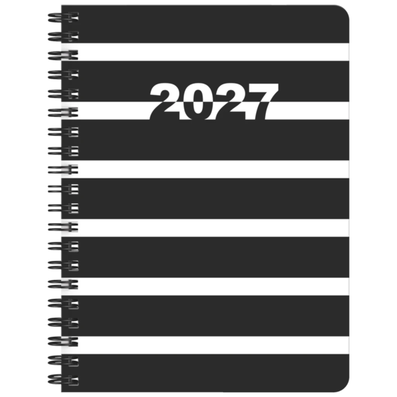 Dagbok Design “Black&White” | A6, plast