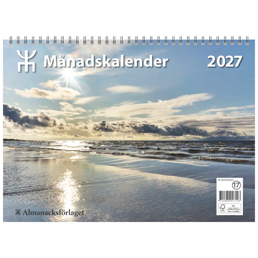 Månadskalendern 2027 | 29×21 cm