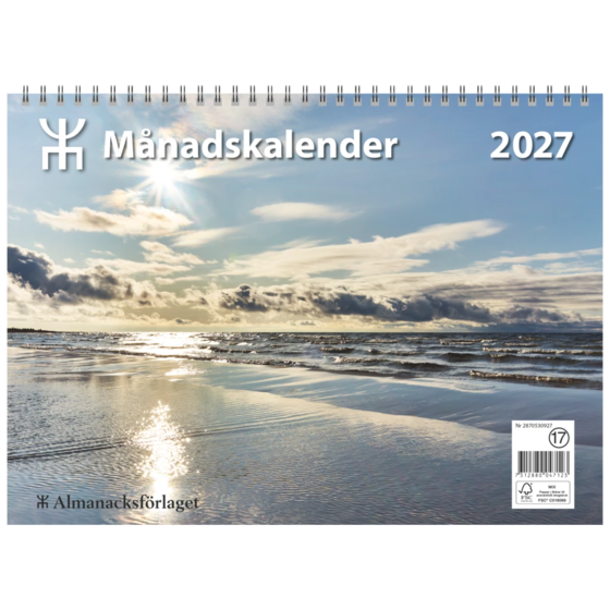 Månadskalendern 2027 | 29×21 cm