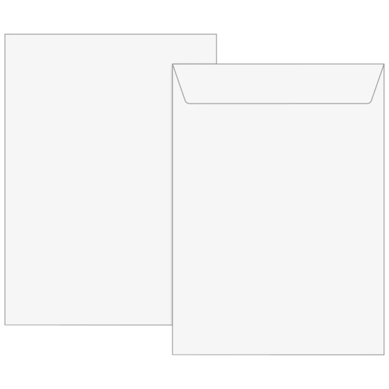 Kuvert | 250×353 mm, B4, 120 g/m², vit, 5 styck