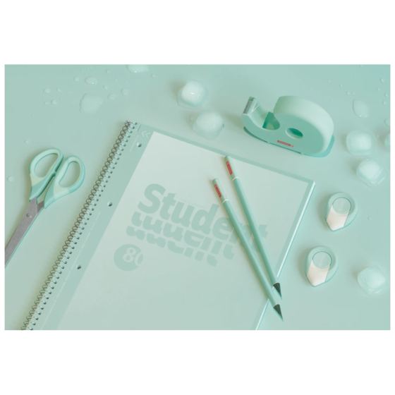 Blyertspenna Colour Code | HB, ergonomisk 3-kantad form, mint