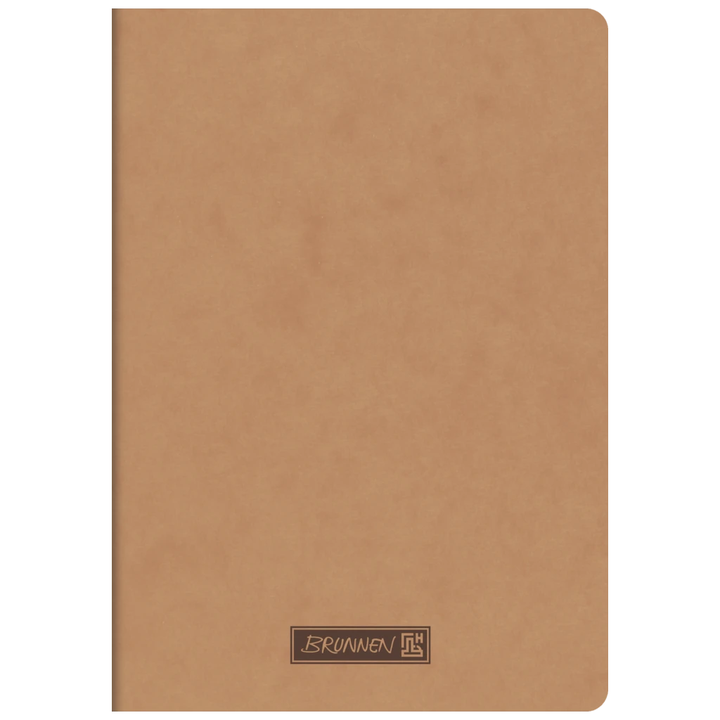 Broschyr Premium FACT!plus | A5, blank, 40 blad / 80 sidor, brun