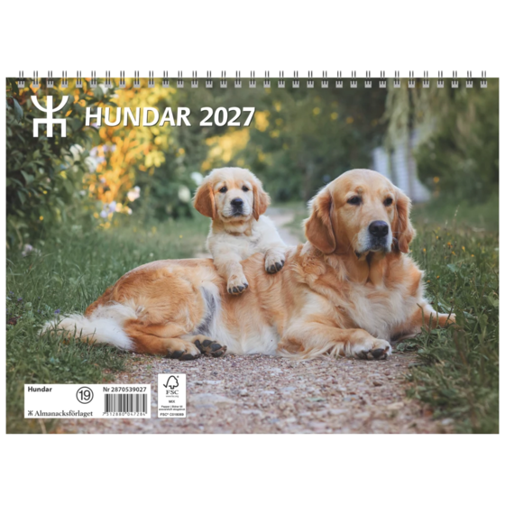 Hundar 2027 | 29×21 cm