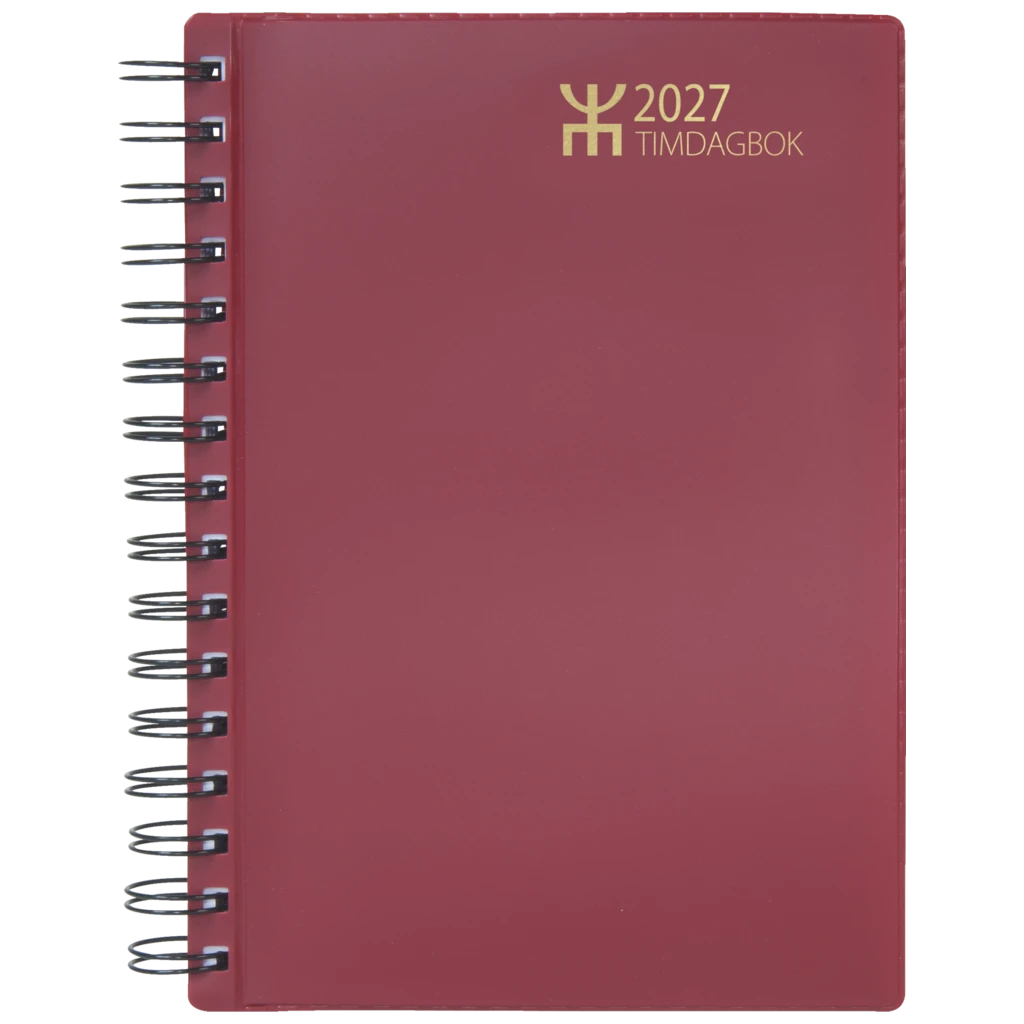 Fickkalender Timdagbok 2027 “Timdagbok” | A5, plast