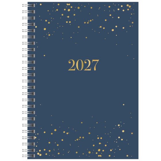 Fickkalender Dagbok “Starry Night” Wire-O | A5, läderimitation