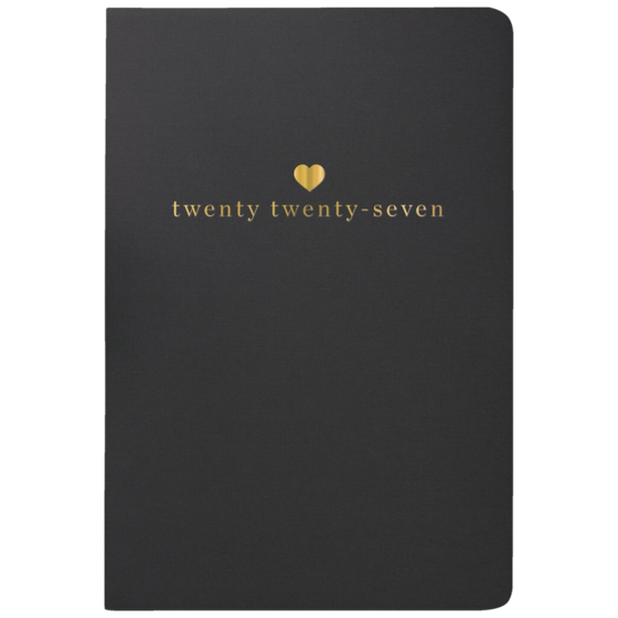 Fickkalender Agenda “Heart” | 8,2×12,8 cm, läderimitation