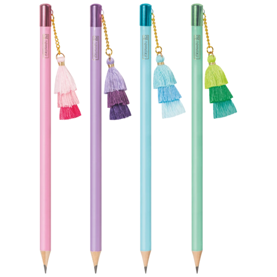 Blyertspenna “Tassel” | HB, runt, sorterat