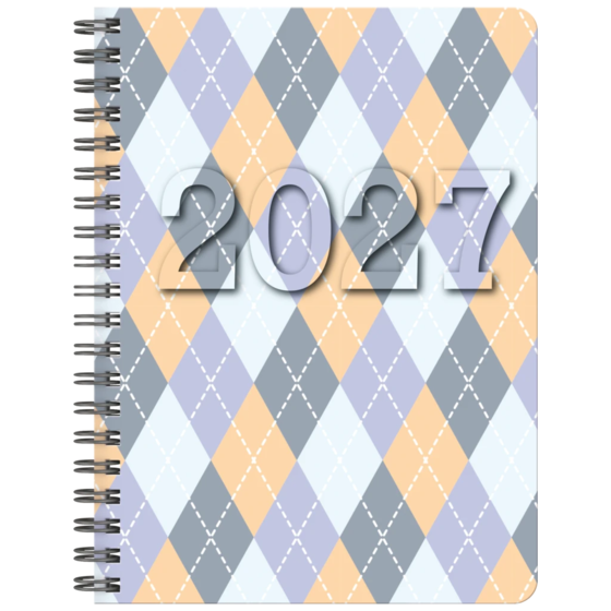 Dagbok Design “Argyle” | A6, plast