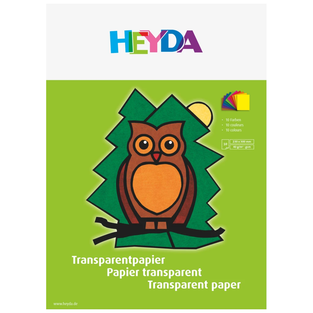Transparent papper “Drakpapper” Häfte | 23×30 cm, 10 blad, 42 g/m²