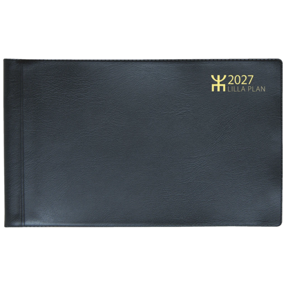 Fickkalender Lilla Plan 2027 | 15×9 cm, plast, svart