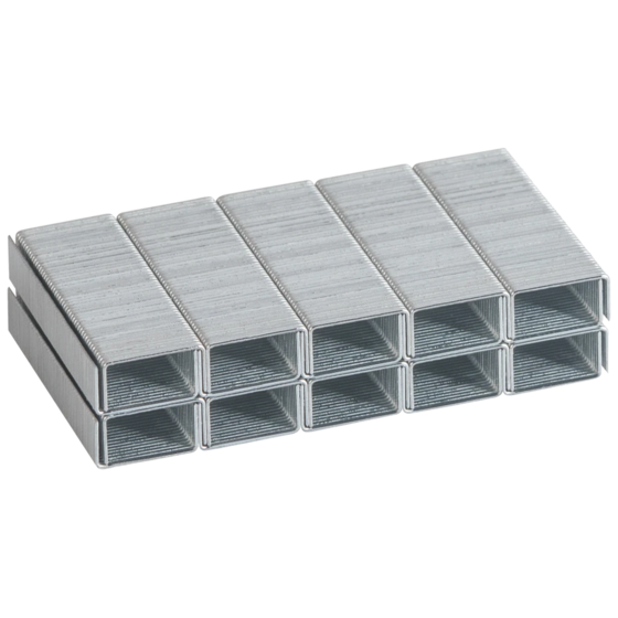 Häftklamrar | Typ 24/6, silver, 1000 styck