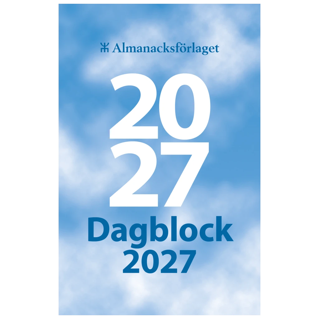 Dagblock | 8,3×12,8 cm, blå