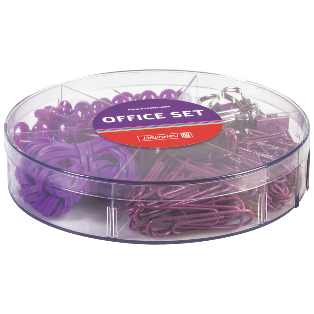 Set med kontorsmaterial Colour Code 220 flikar | purple