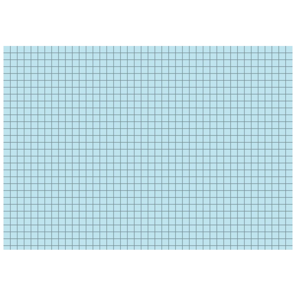 Indexkort | 210×148 mm, A5, 5 mm rutat, blå, 100 styck