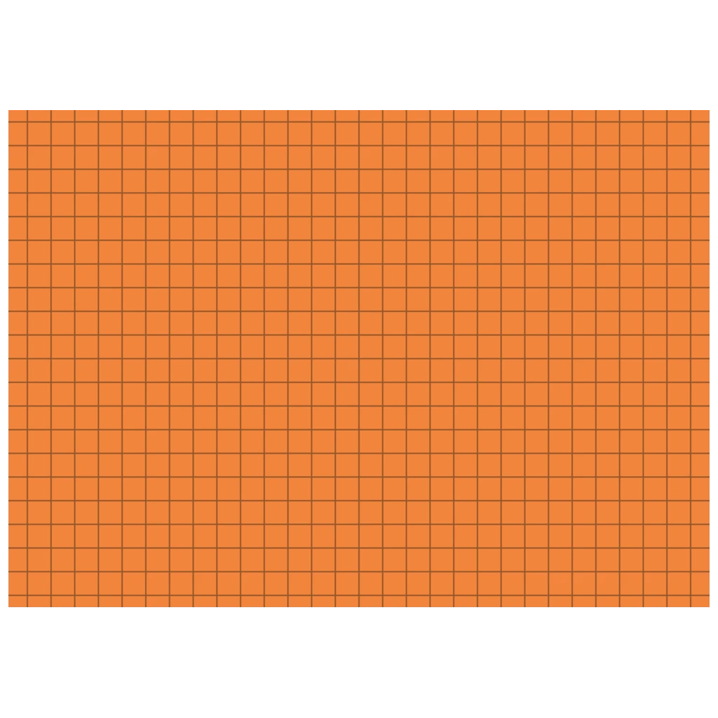 Indexkort | 148×105 mm, A6, 5 mm rutat, orange, 100 styck
