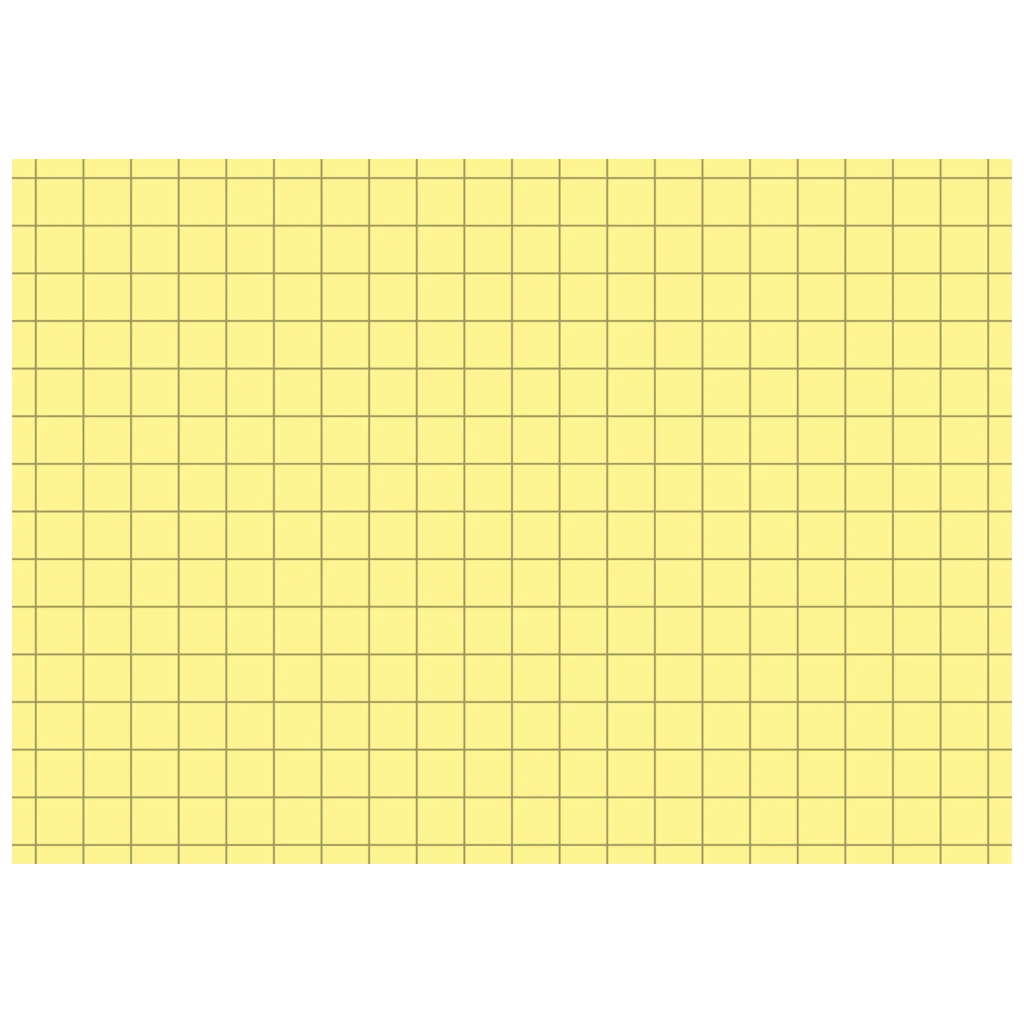 Indexkort | 105×74 mm, A7, 5 mm rutat, gul, 100 styck