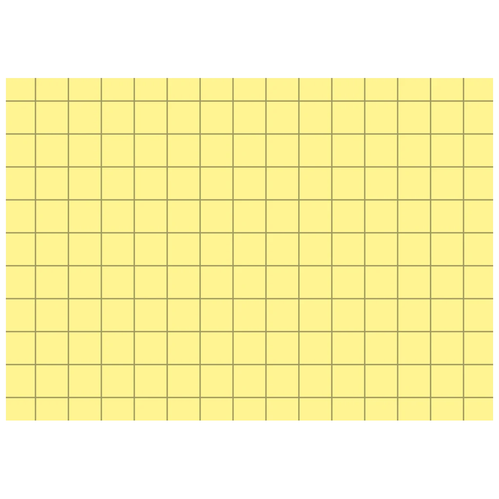 Indexkort | 74×52 mm, A8, 5 mm rutat, gul, 100 styck