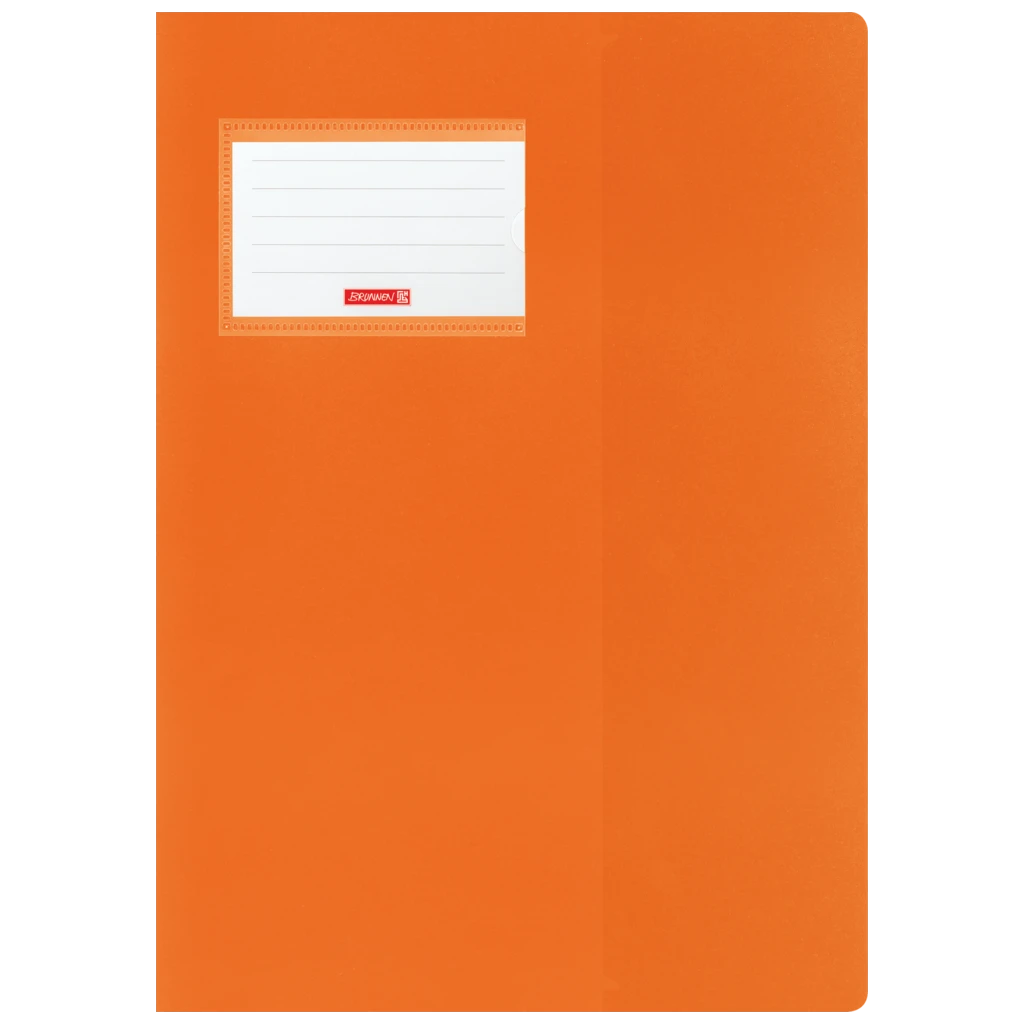 Omslag till broschyr FACT!pp | 215×308 mm, A4, orange