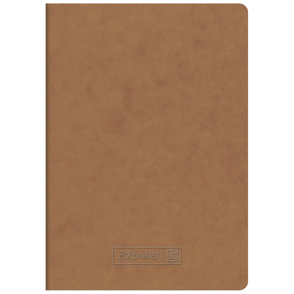 Broschyr Premium FACT!plus | A5, dottad, 40 blad / 80 sidor, brun