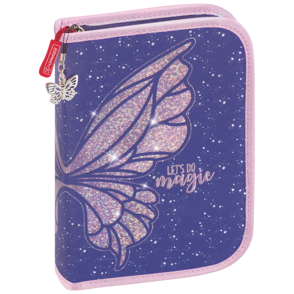 Pennskrin Magic Butterfly | 2 flikar, rosaröd/lila